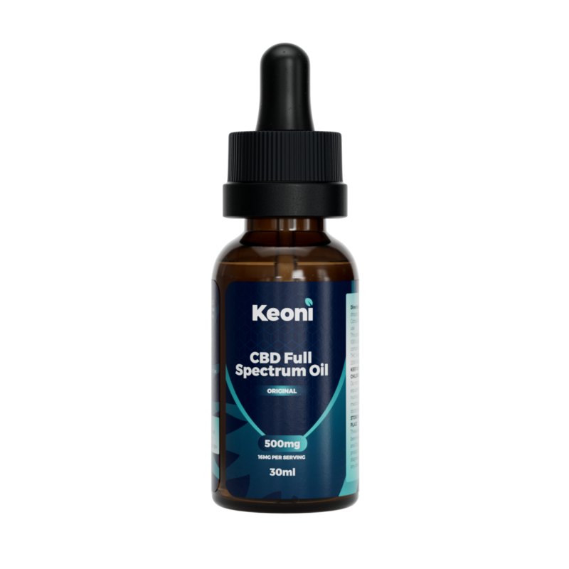 Keoni CBD Hemp Oil Herbal Drops 500mg